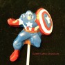 477sp American Man Chocolate Candy Lollipop Mold